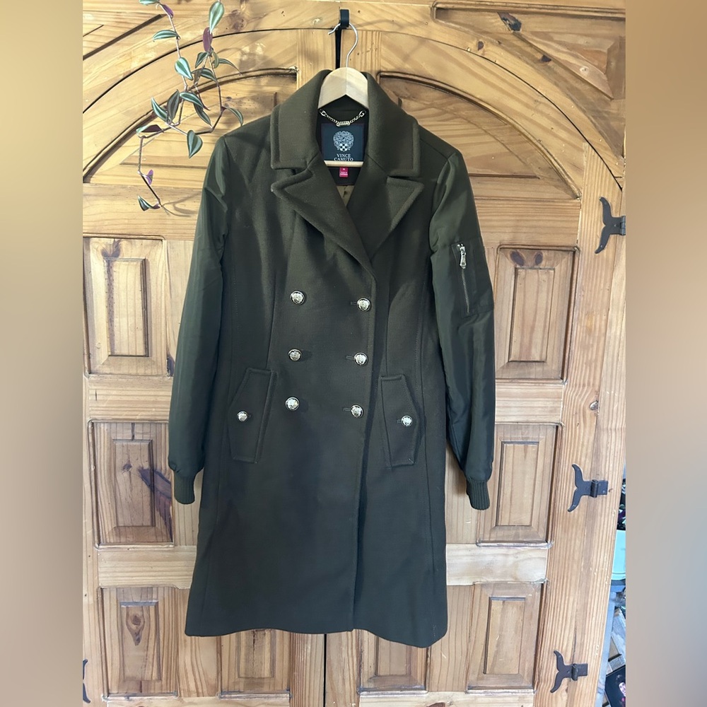 VINCE CAMUTO Double Breasted Wool Coat